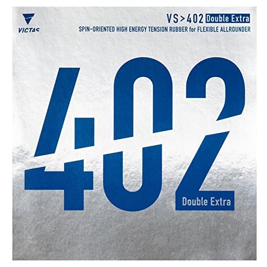 VICTAS(ヴィクタス) 卓球 裏ソフトラバー VS402 ダブルエキストラ 020401 ブラック 1.8サイズ