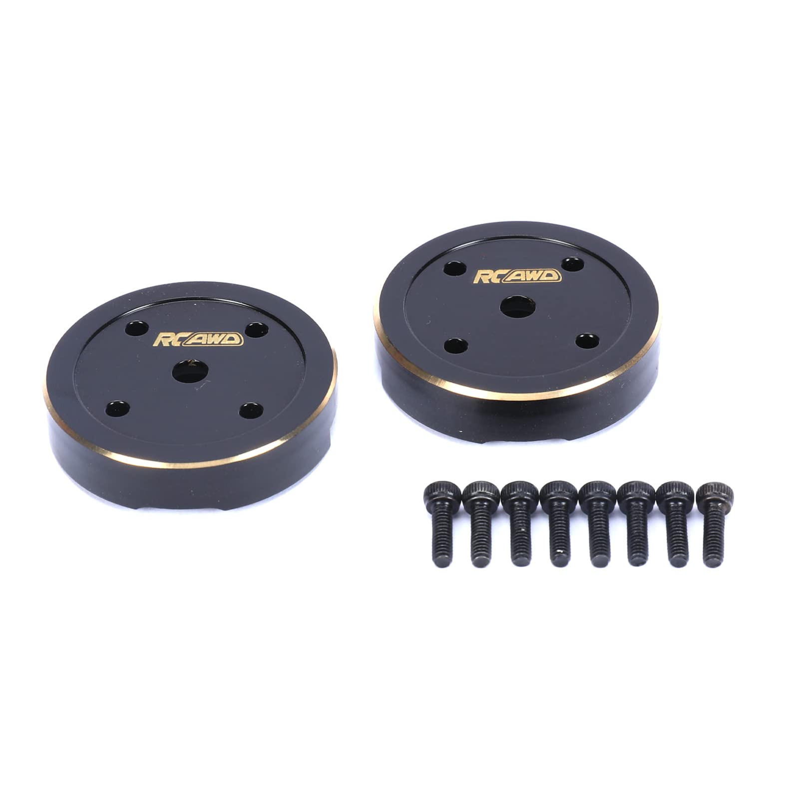 RCAWD Brass Outer Portal Cover Increased Weight for Axial 1/18 UTB18 Capra Trail Upgrade Parts