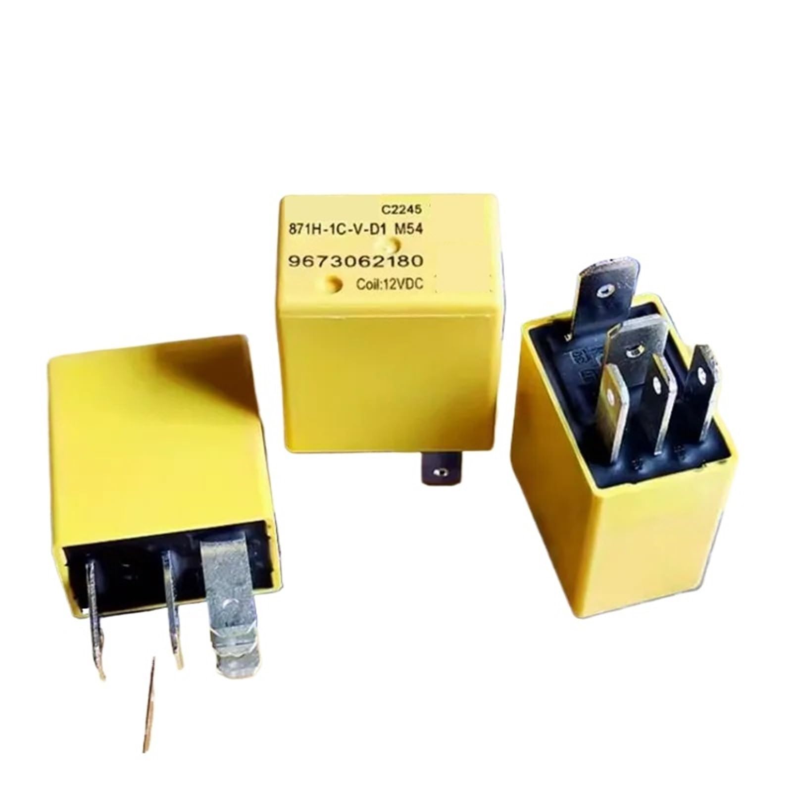 Relais 87H-1C-V-D1M54 12V CC commutateur automobile 5 broches électromécanique - 2