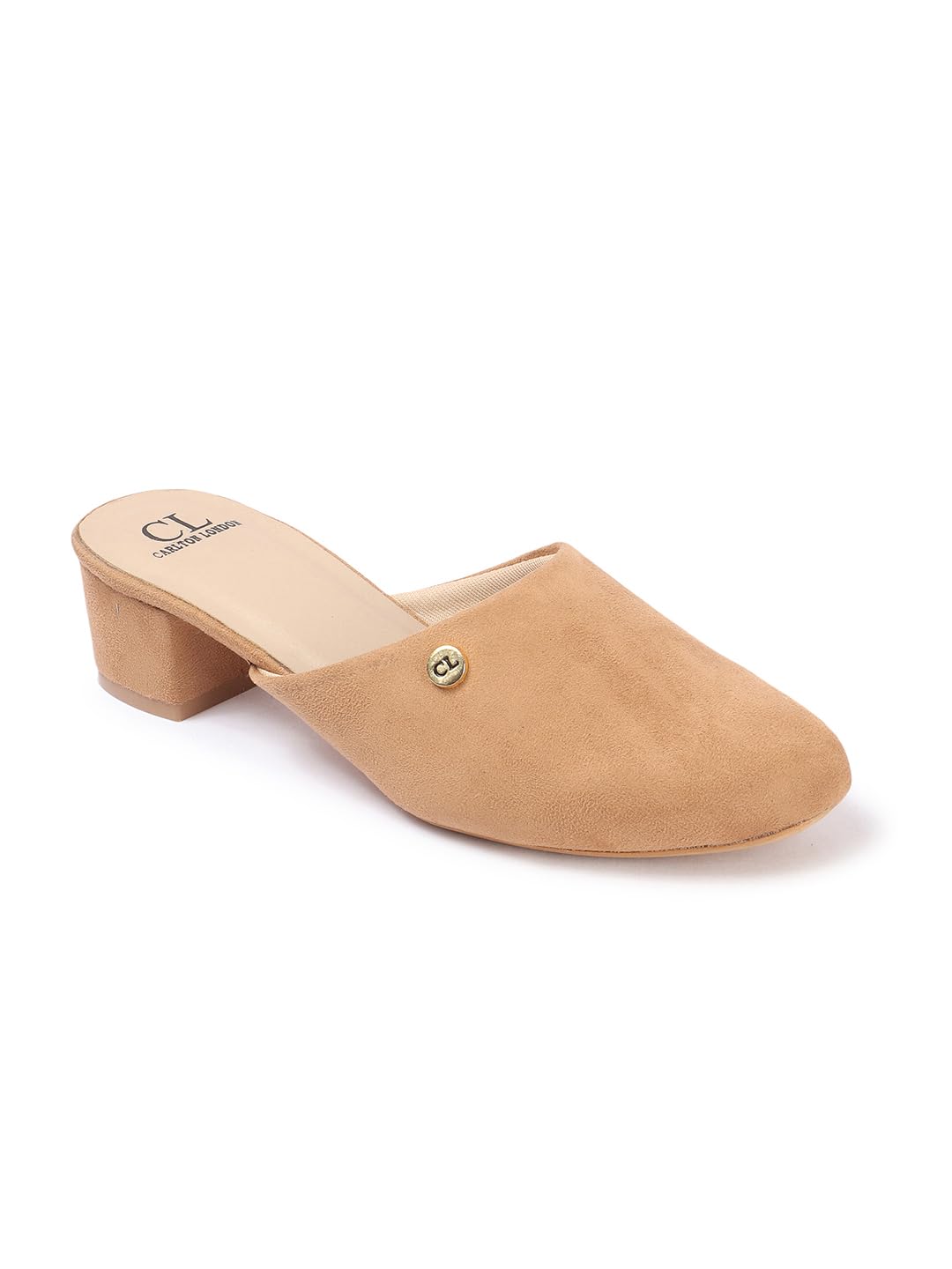 carlton london Women Stylish Slipon Casual Wear, Party and Formal Wear Mule with Block Heels-picture-21