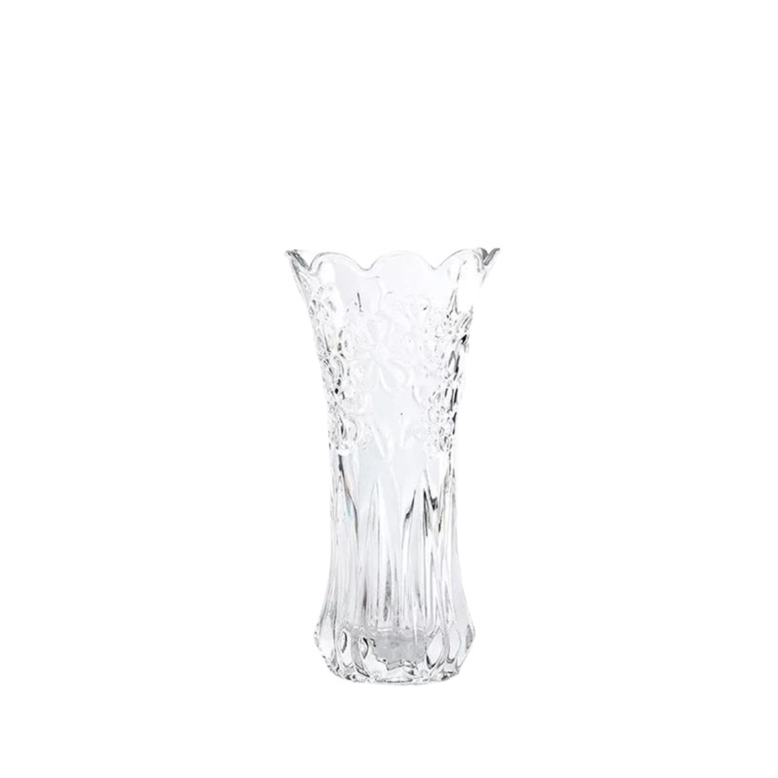 Geometric Vases Thick Heavy Glass Vase Creative Living Room Decor For Lilies(Style04)