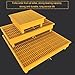 Industrial Spill Containment Platform with Drain & Metal Grate Tray - Leak-Proof Solution for Paint & Oil Buckets in Kitchens, Warehouses, Garages - Durable and Safe