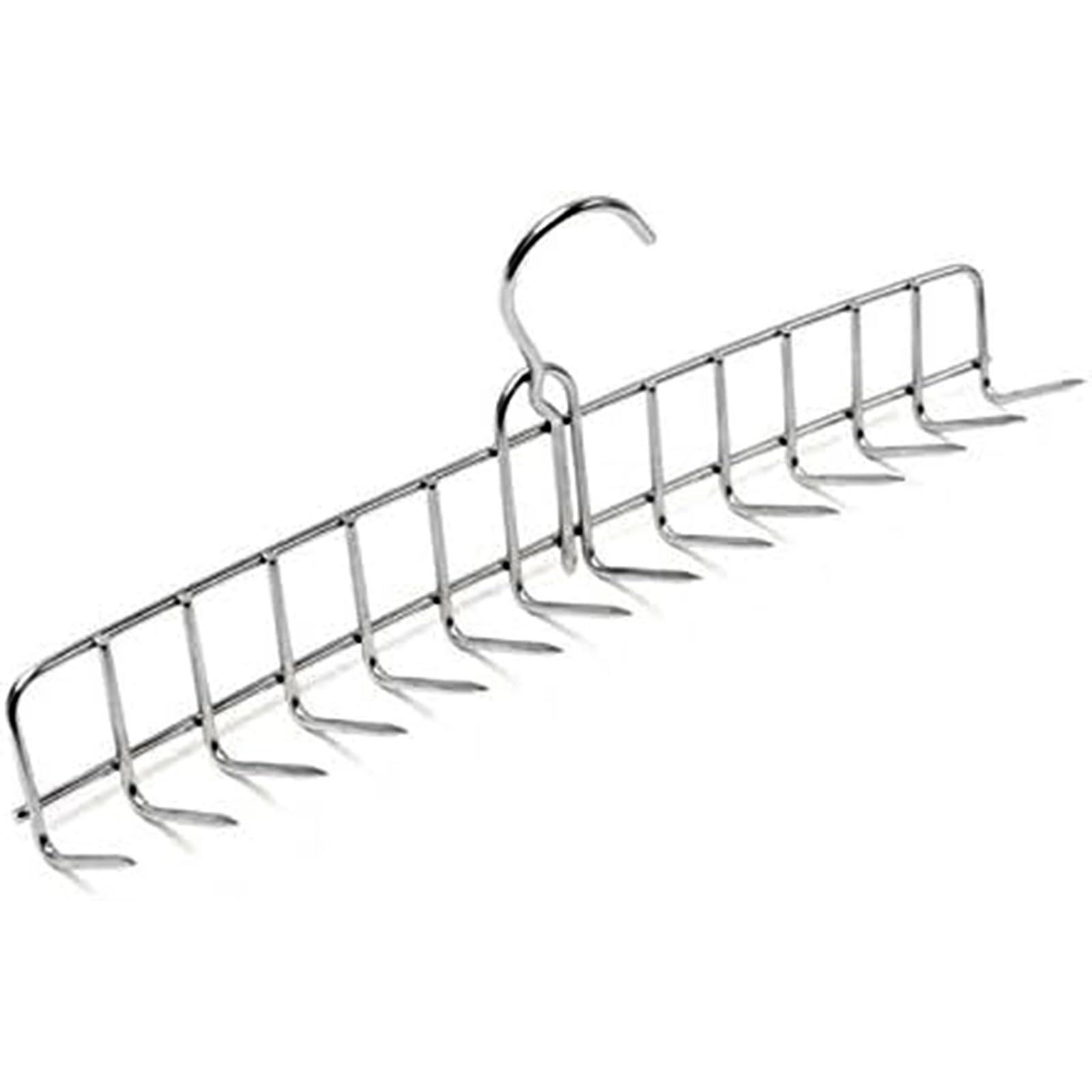 LGEGE Lot De 2 Crochets à Viande En Inox – Poignée T Boucherie BBQ – 19 Cm – Parfait Pour Fumer Saucisses, Rôtis, Porc Et Gibier