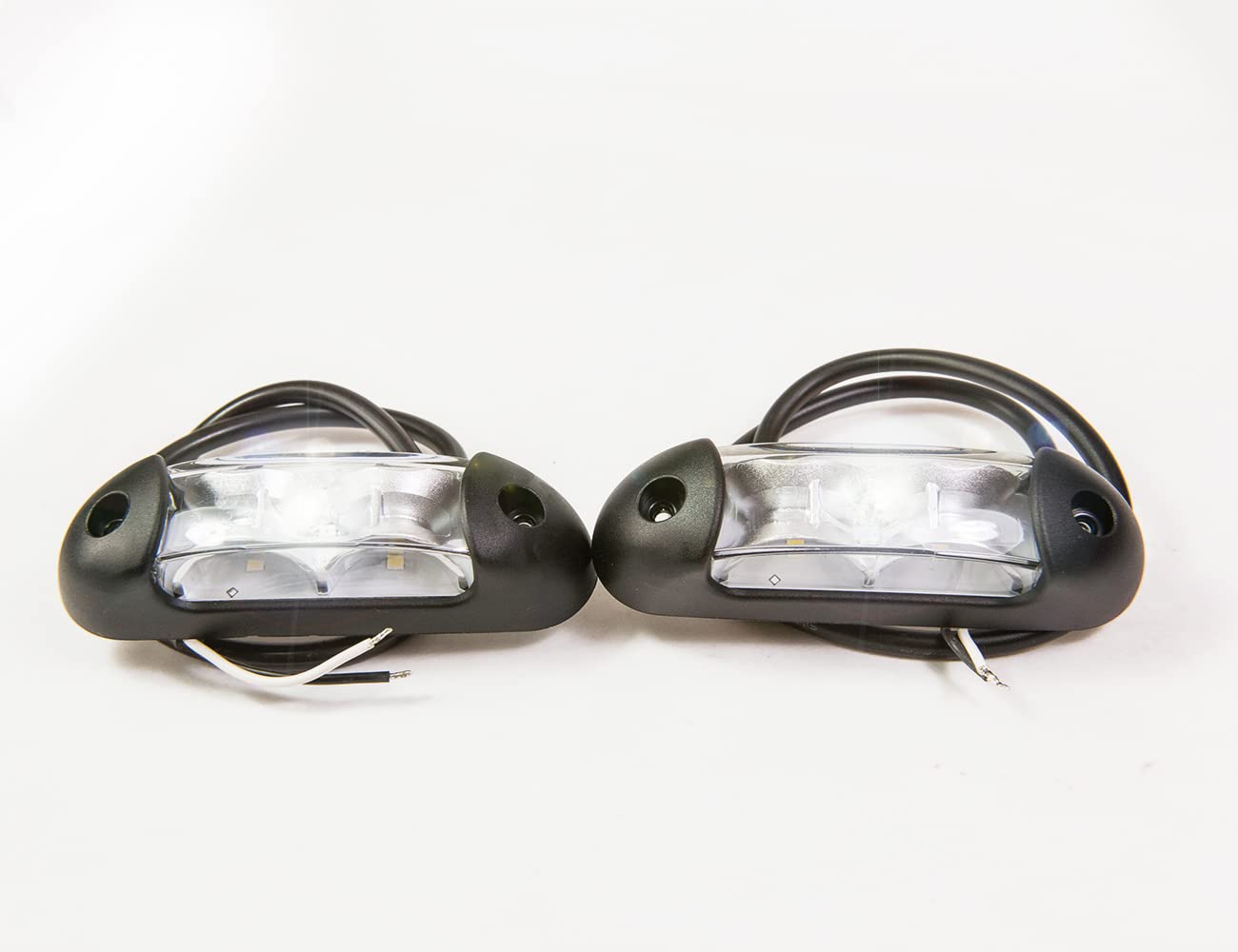 2 x LED Umrissleuchte Begrenzungsleuchte Positionsleuchte 12-24V, 3 Farben: weiß, rot, orange für LKW PKW Anhänger, Trailer, Wohnwagen usw.