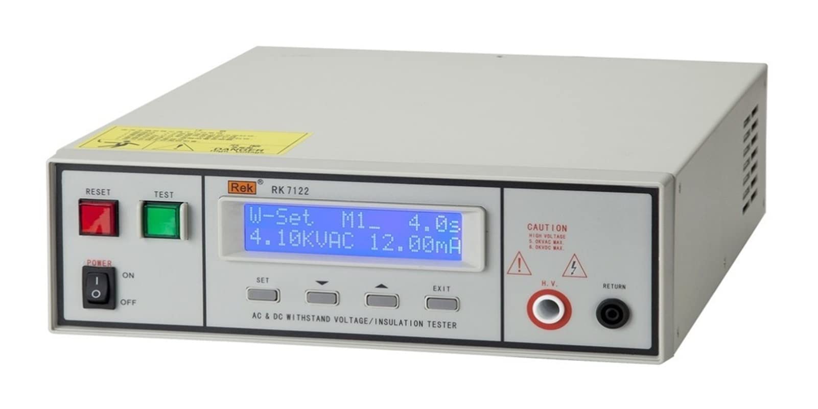 Strommessgerät, RK7122 Desktop Digital Programmierbar AC Spannungsdämmungstester AC0-5KV DC0-6KV for Labors, Instrumente und Fabriken