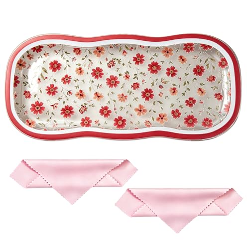 Image of Glasses Case Hard Shell, Clear Eyeglass Case, Cute Holder for Sunglasses and Reading Glasses