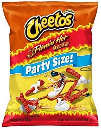 Cheetos Crunchy Flamin Hot Party Size - 17.5oz (2)