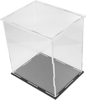 CIYODO Caixa Caixa De Armazenamento De Acrílico Recipientes De Armazenamento De Plástico Para Roupas Boneca De Plástico Vitrine De Acrílico Caixa De Exibição De Acrílico Caixa De