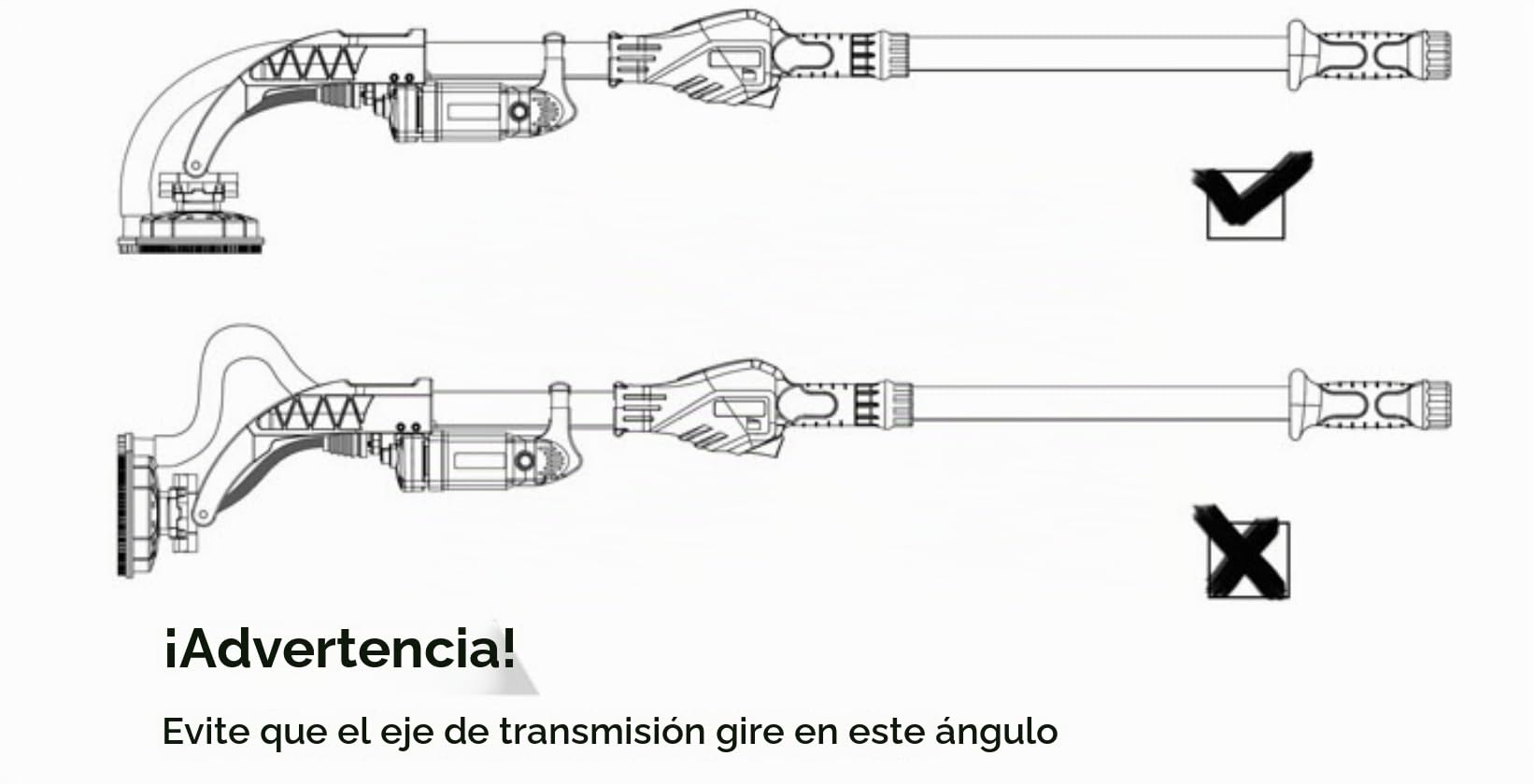 FANZWORK - Lijadora de hormigón de 1010 W con barra telescópica de hasta 1,20 m. Incluye cabezal de lijado de diamante de 125 mm y bolsa de transporte. Velocidad regulable: ideal para alisar hormigón,