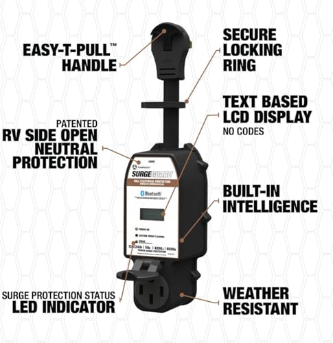 Image of 50A Wireless Surge Guard Portable Surge Protector
