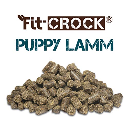 cdVet Fit-Crock Hundefutter trocken Puppy Lamm 3 kg, getreidefrei