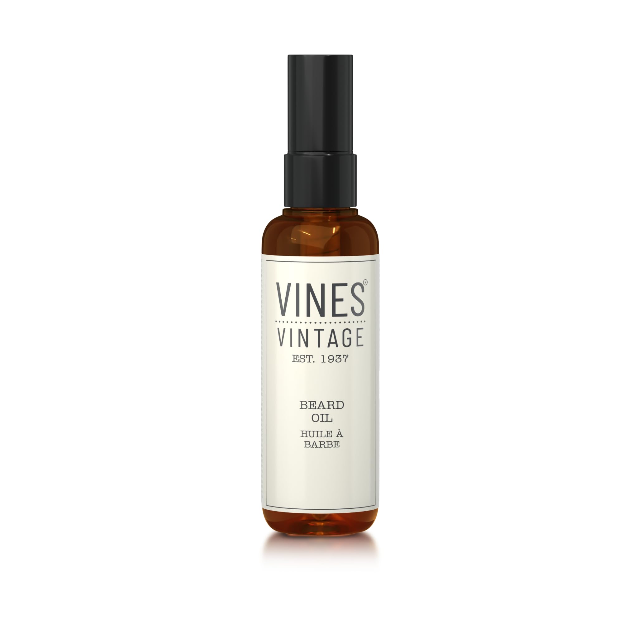 Vines Vintage Men's Beard Oil | Jojoba & Sweet Almond Oil | For Dry, Unruly Beards. 100ml