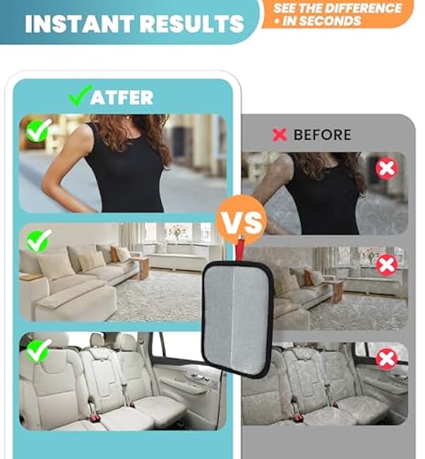 Pet Hair Removal Glove for Cats & Dogs, Electrostatic Fur & Lint Remover for Clothes, Couches, Carpets & Car Seats, Reusable Fur Removal Tool, Upgraded Non?Slip Pet Hair Remover, 1-Pack-4Mpj1XqM