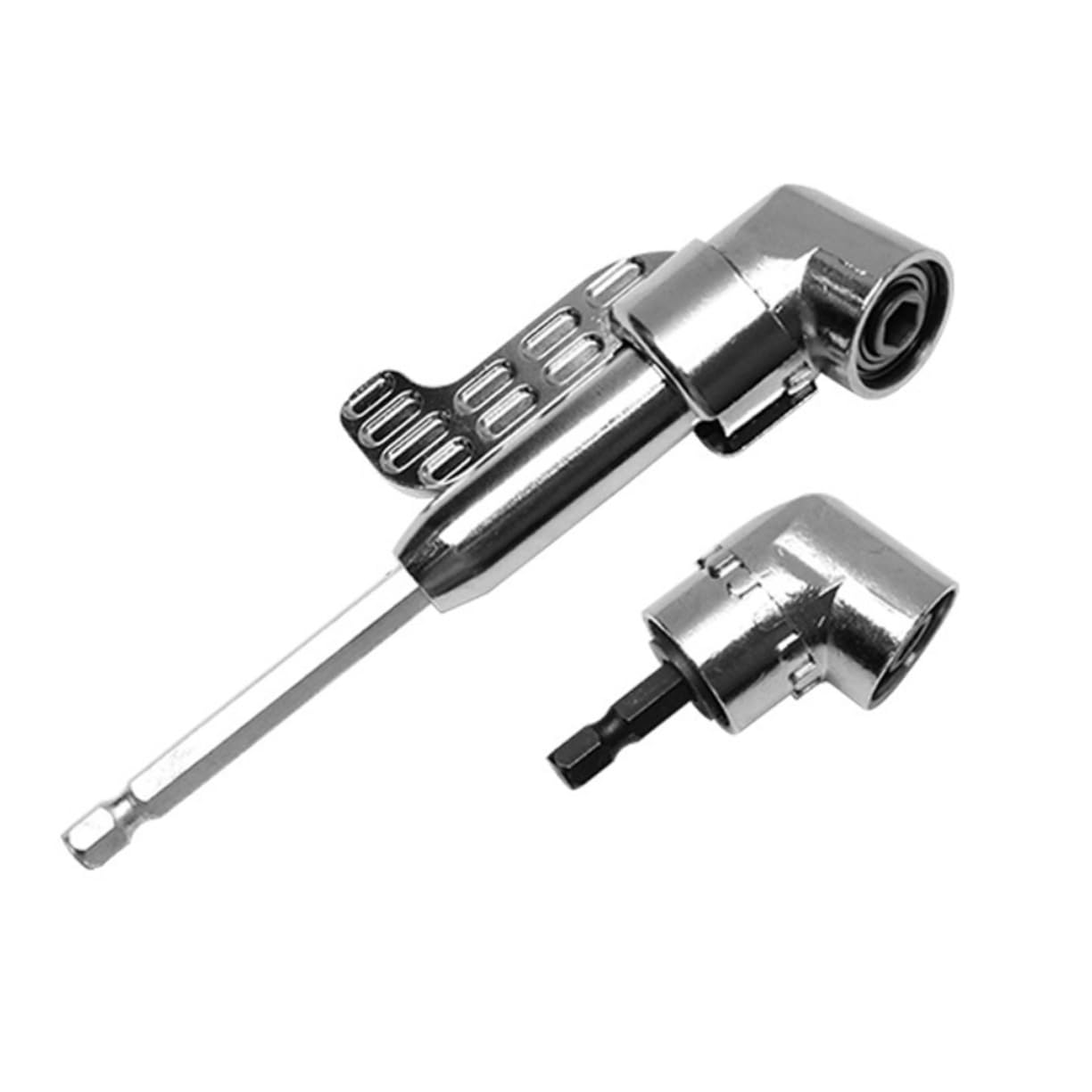 Mikikit 105° Right Angle Drill Adapter Socket Holder for Screwdriver Electric Drill Tool