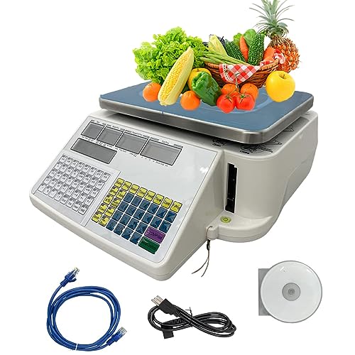 Báscula Digital Computadora de Precio con Impresora 30kg