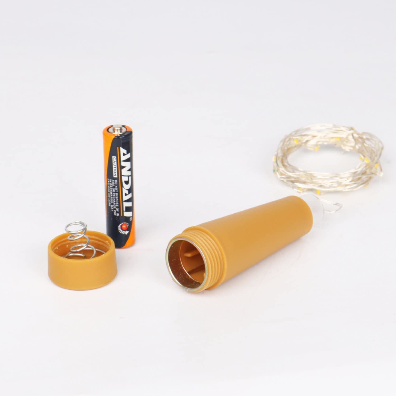 6pcs luci a Stringa a LED con Sughero AAA alimentate a Batteria, Colori Lampeggianti luci per Bottiglie di Ricambio Decorare Camera da Letto Bar Party (1 m/10 luci)