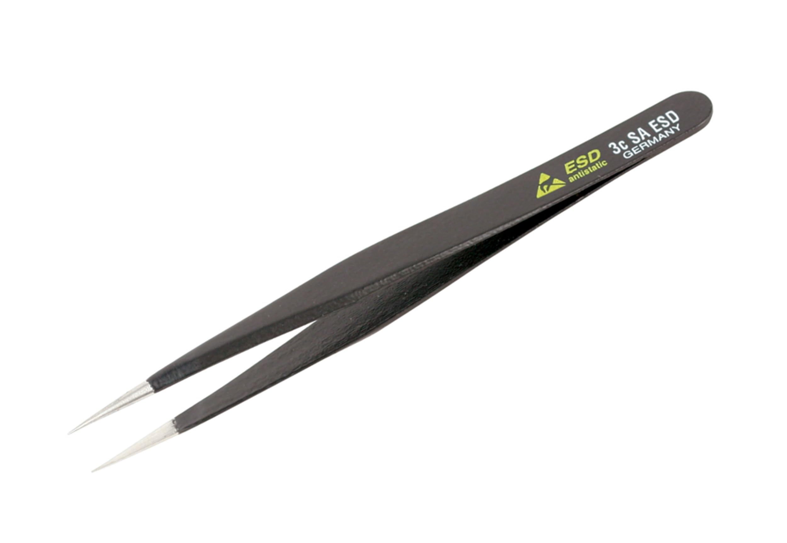 Wiha acero inoxidable calidad profesional Esd Pinzas, 44507