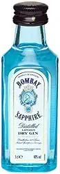 Gin Bombay Miniatura 50Ml Bacardi Sabor 50ML