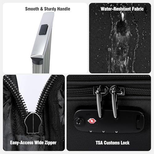 VJI Softside Expandable Spinner Luggage