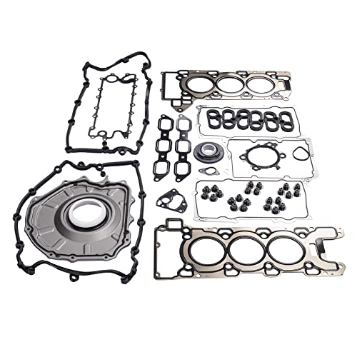 Image of AJ126 Engine Cylinder Head Gasket Set Compatible with Jaguar F-Pace 2017-20, F-Type 2014-20, XF 2014-20, XJ 2014-19, XE 2017-19 3.0L V6, Discovery LR4 2014-2016