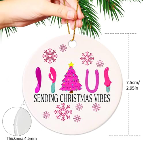 Funny Christmas Ornaments 2026, Adult Naughty Ornament for Exchange, Inappropriate Tacky Ugly Ornaments for Tree - Funny Gifts, Gag Gifts for Christmas, White Elephant Gift for Adults - image 7