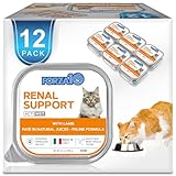 Forza10 Kidney Care Cat Food – Renal Support Wet Cat Food with Lamb, 3.5 oz Cans, 12 Pack – Vet Formulated, Made in Italy