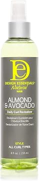 Design Essentials Natural Almond & Avocado Daily Curl Revitalizer, 8 Ounce,Pack of 1