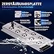MOGOULUA Nebelmacher 20 Kopf 14L/H 2 in 1 Ultraschall Nebelgerät mit 720W Wasserdichtem Netzteil Schweres Nebelgerät Innenhof Nebel Luftbefeuchter Teich Nebelgerät für Gartenbau Gewächshauslandschaft