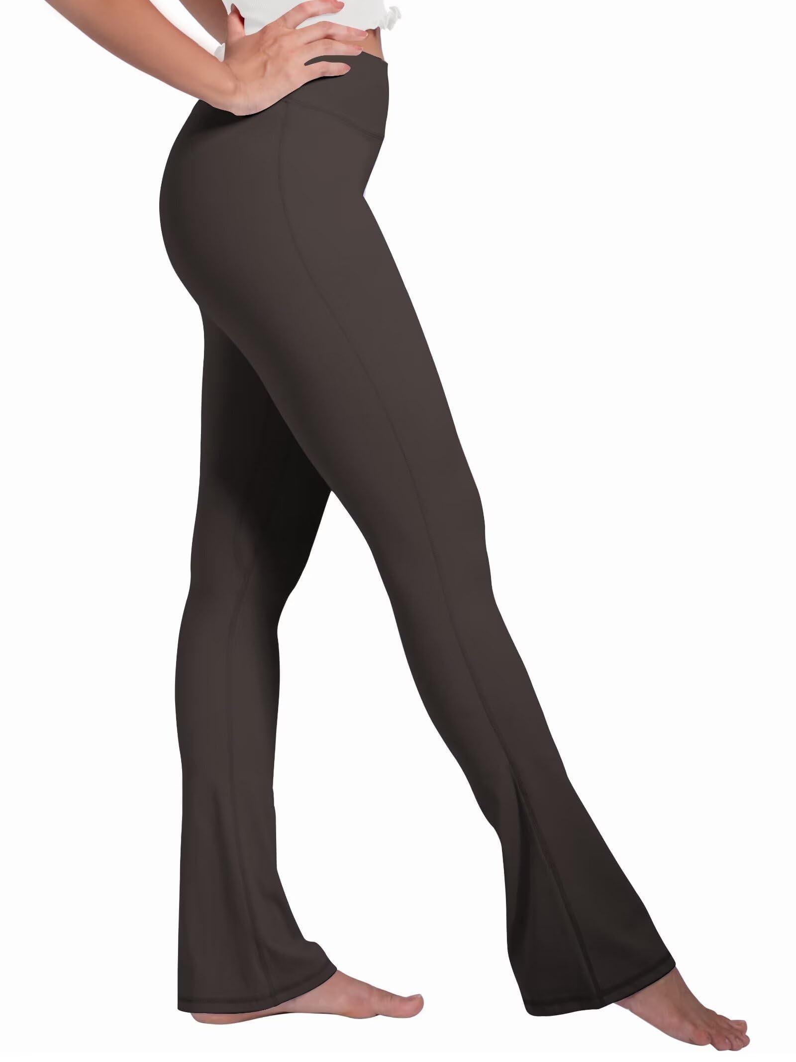 Sunzel Butterflycra Mini Legging évasé Taille Haute pour Femme, contrôle du Ventre, Pantalon de Yoga évasé décontracté pour Yoga, entraînement, Gym