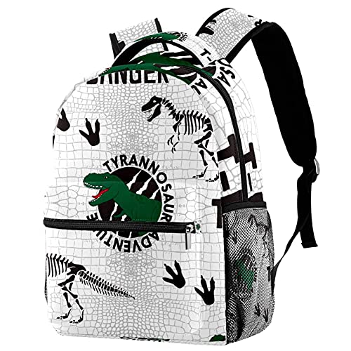 Sac à dos décontracté œil de dinosaure femme sac voyage multicolore 18
