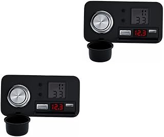 VICASKY 2Pcs Carregador De Motocicleta Carregador USB Com Interruptor Adaptador De Energia De Motocicleta 12V Carregador USB Carregador De Telefone Carregador USB Um Carregador Multiuso