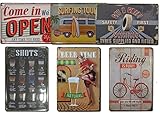 👉 TUS CHAPAS LLEGARAN INTACTAS - Enviamos nuestros carteles de chapa Vintage con TRIPLE PROTECCION. Cada chapa viene recubierta de un plástico protector, que a su vez se presenta dentro de un sobre acolchado. Para finalizar, agregamos un tercer embalaje exterior rígido para eliminar totalmente cualquier riesgo de deterioro en el transporte.