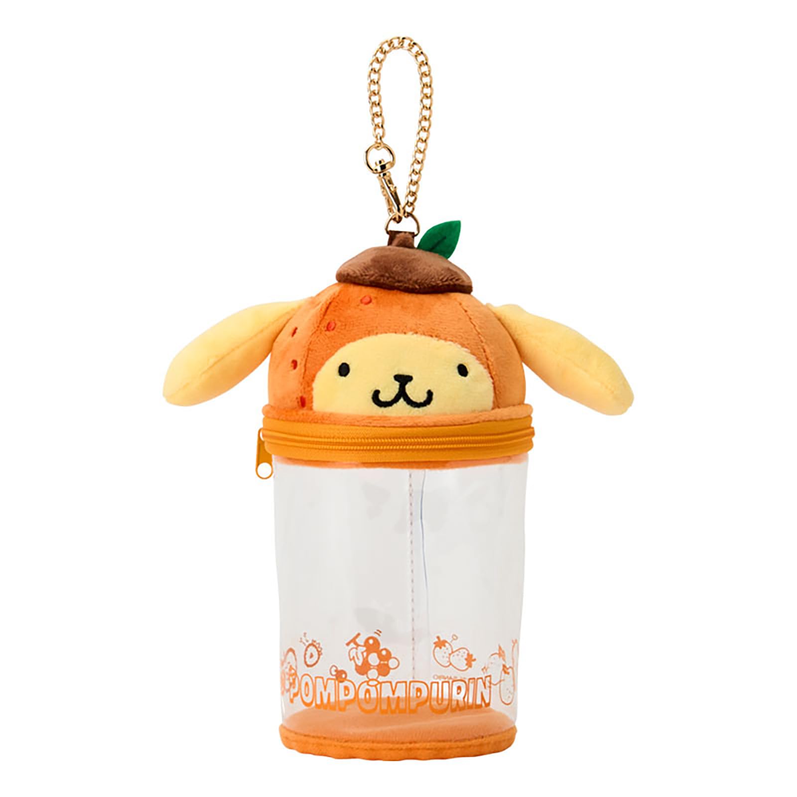 ポムポムプリン　ぬいぐるみセット　ビニールポーチ付き 更新】プリンでまんぷくしあわせプリンデザインシリーズ｜サンリオ