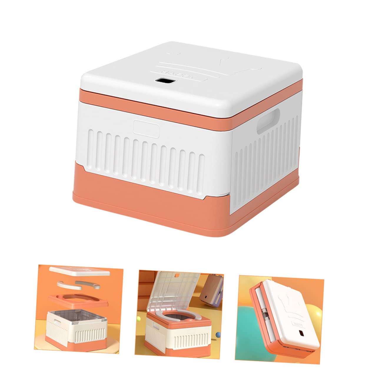 BESTonZON Faltbares Töpfchen Für Junge Mädchen Tragbares Reisetöpfchen Outdoor Camping Wc Junge Mädchen Platzsparend Leicht Zu Reinigen Pp-material