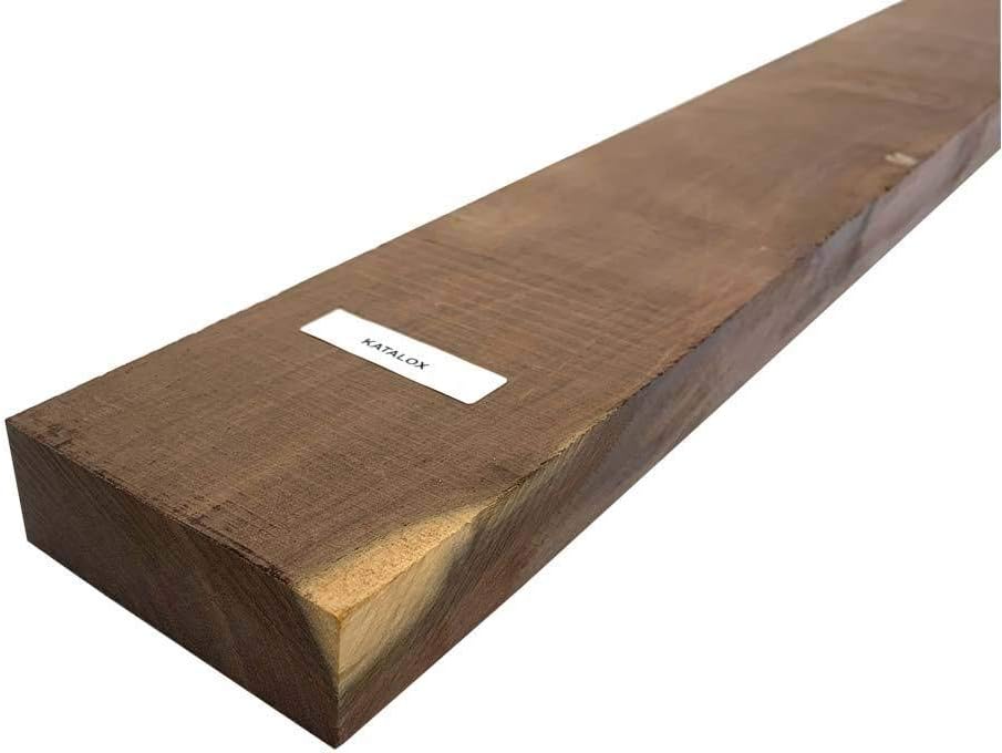 Combo of Exotic Mexican Royal Ebony Fingerboard Blank for 6 String Bass Guitar, Measuring 28" X 3-3/4 X 3/8" Inches, Best Fingerboard Replacement for New and Old 6 String Bass Guitars (Pack of 2)