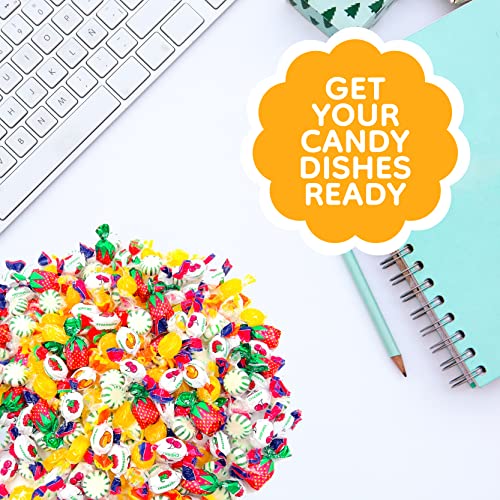 Old Fashioned Hostess Hard Candy Assortment | 2 Pound Bag | Arcor Strawberry, Starlight Spearmints, Lemon Drops #TOP5