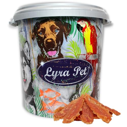 Lyra Pet® | 5 kg Hühnerbrust Soft in 30 L Tonne | Kausnack vom Huhn | Leckerli für alle Hunde | Proteinreicher Kaugenuss | Idealer Belohnungs- und Trainingssnack | Im wiederverschließbaren Beutel