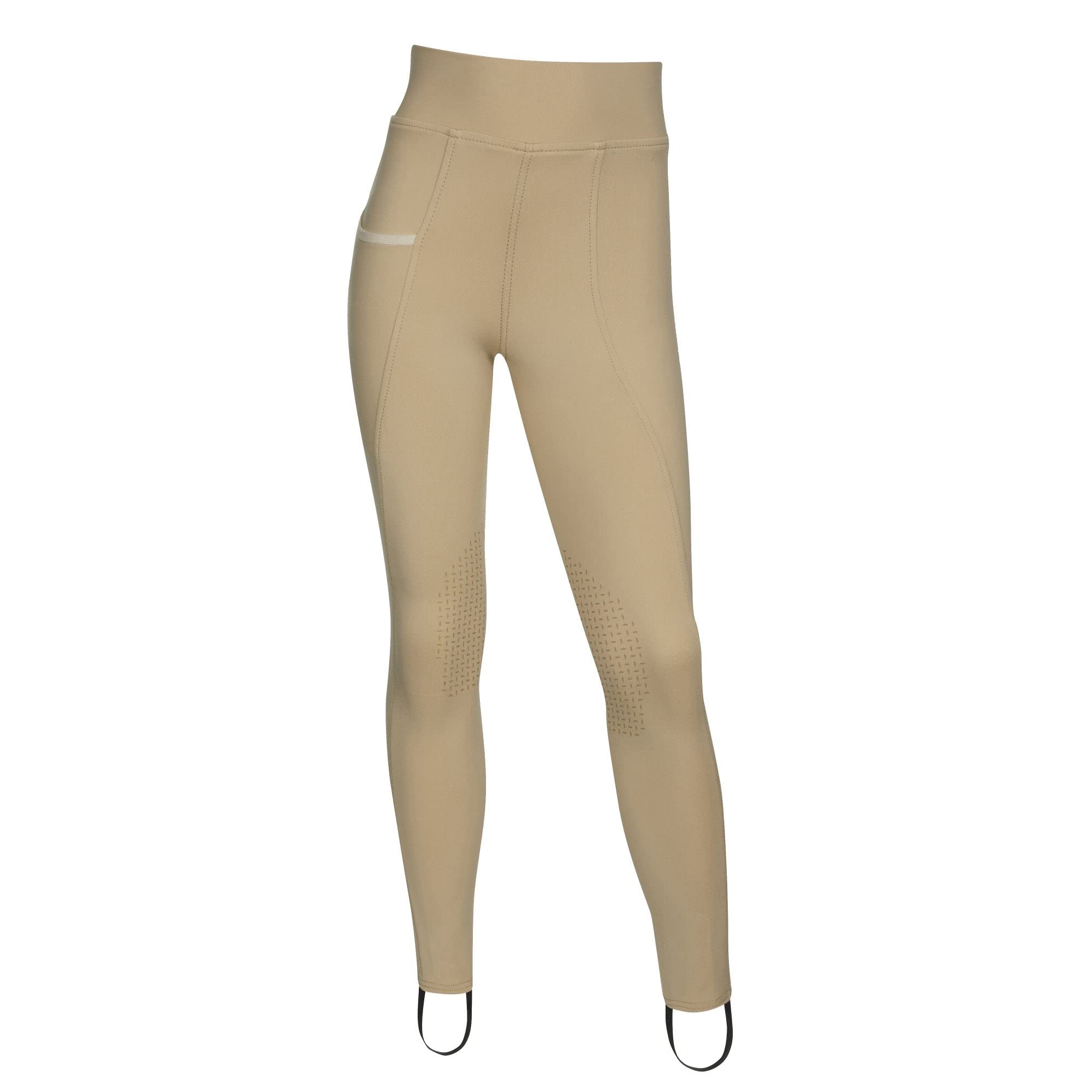 LeMieux Young Rider - Pantaloni da ginnastica per bambini, colore: Beige