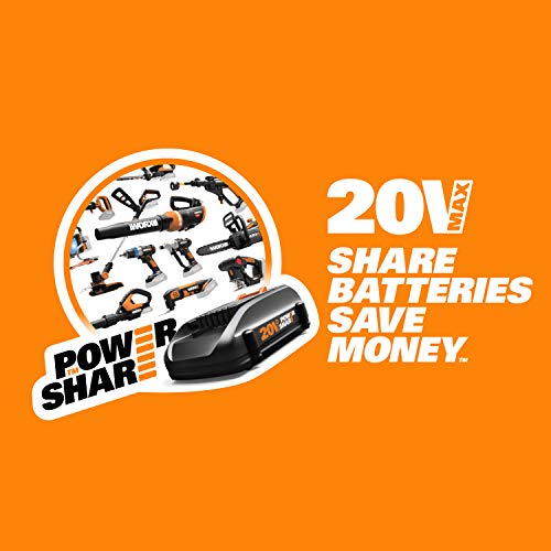 WORX WG320 20V Power Share Cordless 6-inch JawSaw Chainsaw with Auto-Tension