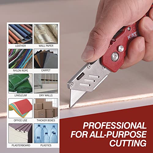 Kata KT2243ST 3-Pack Heavy Duty Box Cutter Folding Utility Knife thumb #6