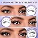 B&Q Manga Lash Clusters with Spikes Wet-Look Individual Lashes Salon Volume D Curl Eyelash Clusters 10-18mm Anime Lashes 156PCS Reusable DIY Cluster Eyelash Extensions for Beginners(SalonSpike01)