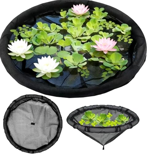 GZZHPFY 2 Pieces Round Floating Plant Fish Barrier Floating Plant
