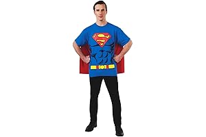 DC Comics Superman T-Shirt With Cape - Your Superhero Wardrobe Essential