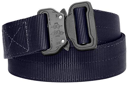 Image of JELINDA Men's Tactical Belt Military Style Webbing Nylon Belt for Men with Metal Buckle