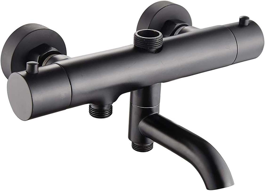 浴室用 壁付 サーモスタット サーモスタット式シャワー混合水栓 サーモスタットバーシャワーミキサーバルブバスルームサーモスタットバル