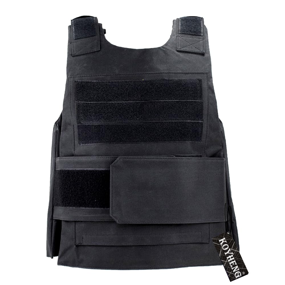 Chaleco táctico para niños, color negro, para niños, para entrenamiento, militar, para entrenamiento, Negro -, Black L Chaleco táctico para niños, color negro, para niños, para entrenamiento, militar, para entrenamiento, Negro -, Black L