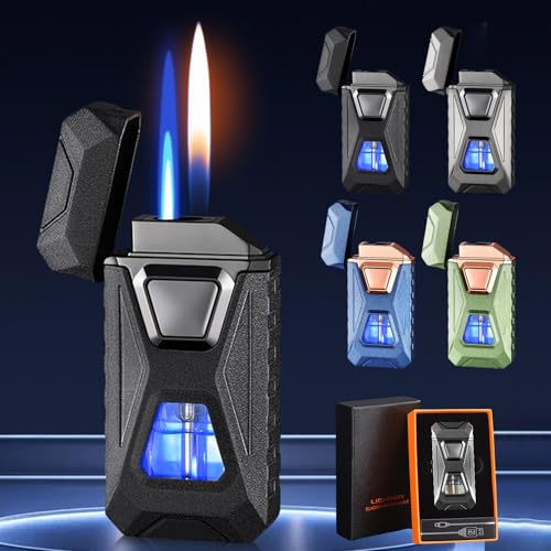 Encendedor Dual de Llama Activado por Voz USB Recargable miniatura 1