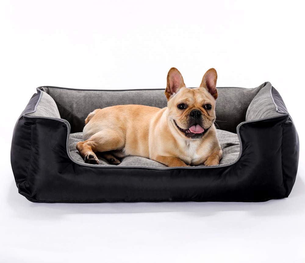 Royal Pets Cart Dog Bed & Cat Bed Black & Grey Color Anti-Skid Bottom & Machine Washable(Reversible, for Small Breeds & Puppies)-Small(Size-55x46x22 CMs) (B09JM21Q84) Amazon Price History, Amazon Price Tracker