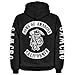 Sons of Anarchy Cremallera Estilo Sudadera con Capucha (S-3XL) (2XL)