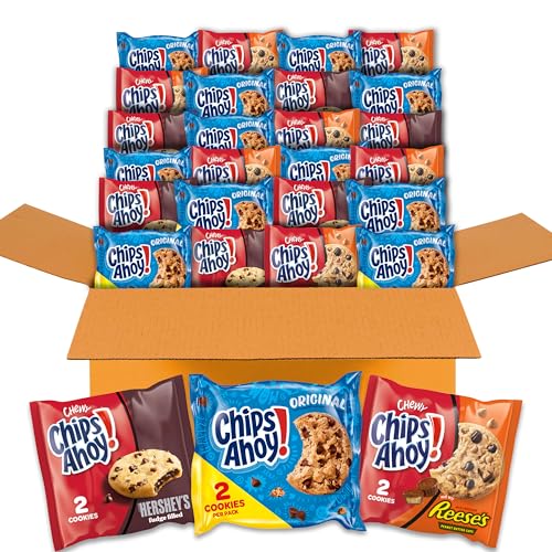 CHIPS AHOY! Cookies Variety Pack, 50 Snack Packs